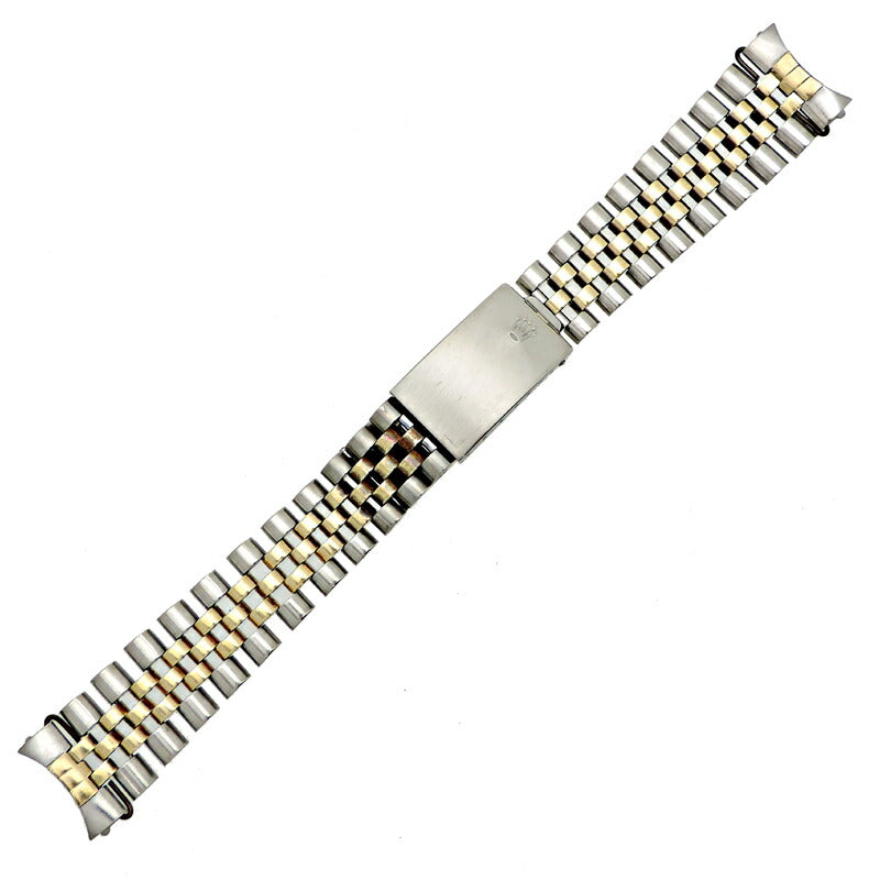 ROLEX 19-piece Jewelry Bracelet Wristwatch in 750 Yellow Gold for Men