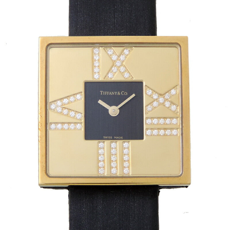 TIFFANY&Co. Ladies' Atlas Diamond Cocktail Square Wristwatch Z1950.10.50E10A40E  Z1950.10.50E10A40E