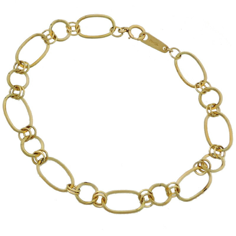 Non-Brand Chain Bracelet in K18 Yellow Gold - Women's Jewellery