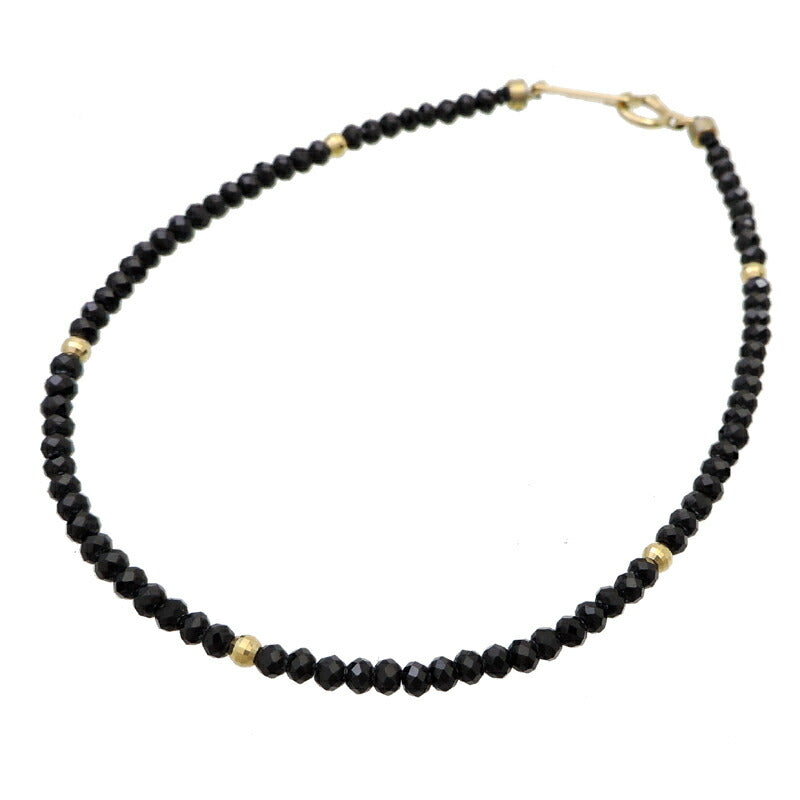 Non-Brand Spinel Bracelet, Ladies, Made with K18 Yellow Gold Plated