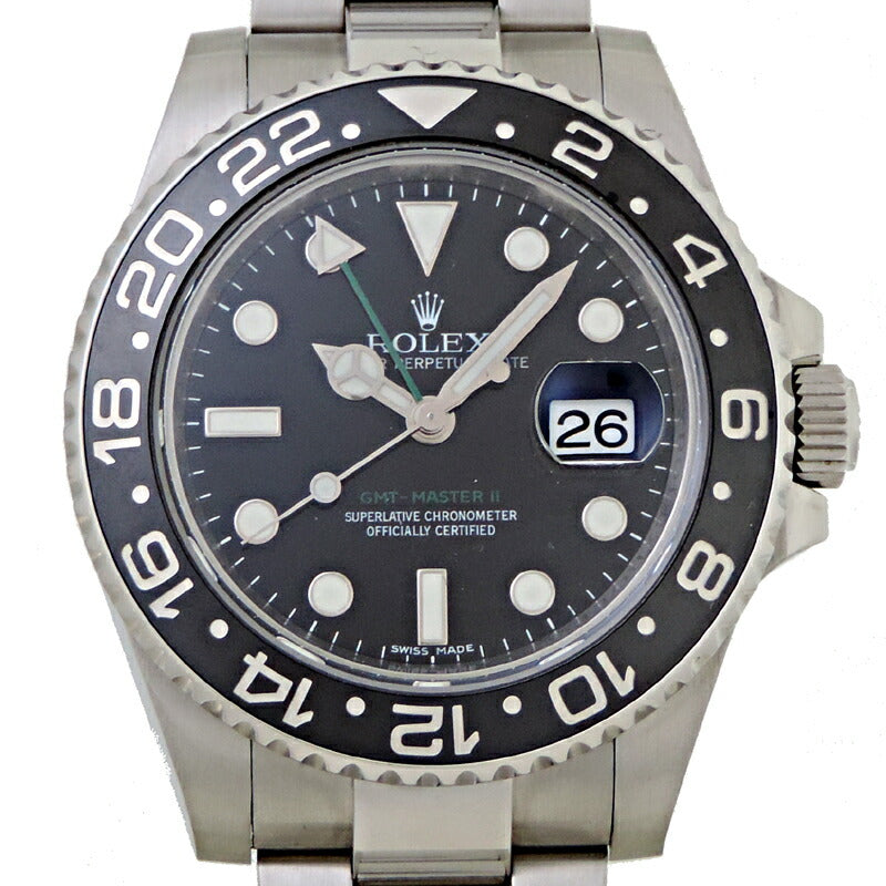 ROLEX Men's 2009 Model 116710LN GMT Master II Watch 116710LN
