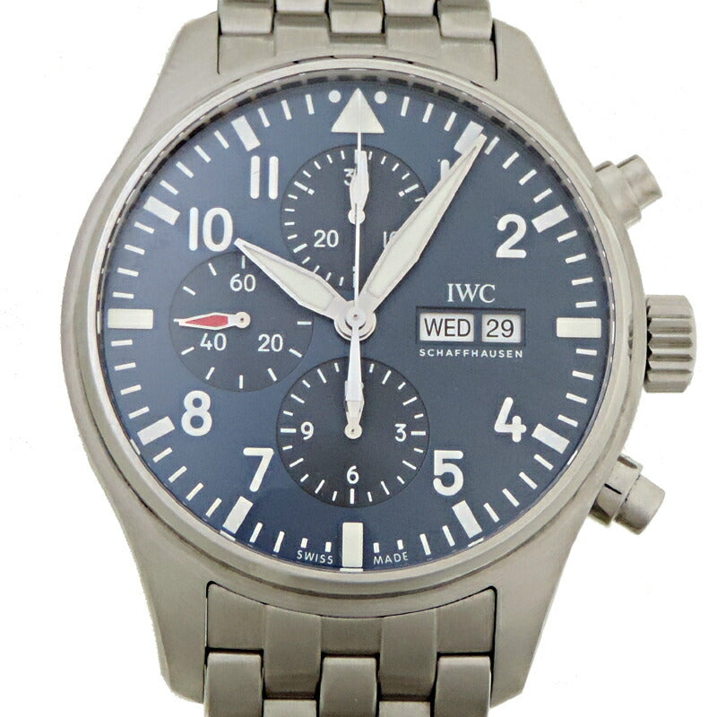 IWC (International Watch Company) Pilot's Chronograph Little Prince Men's Wristwatch Model IW377714