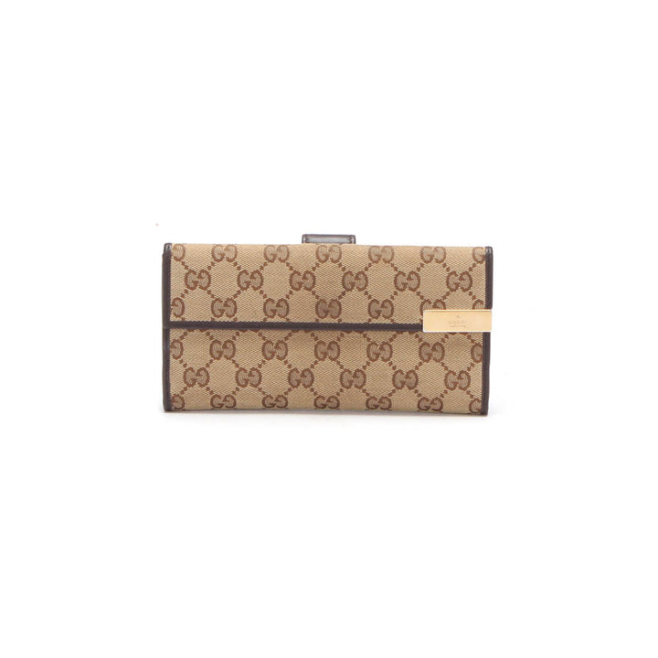 GG Canvas Trademark Continental Wallet 257012