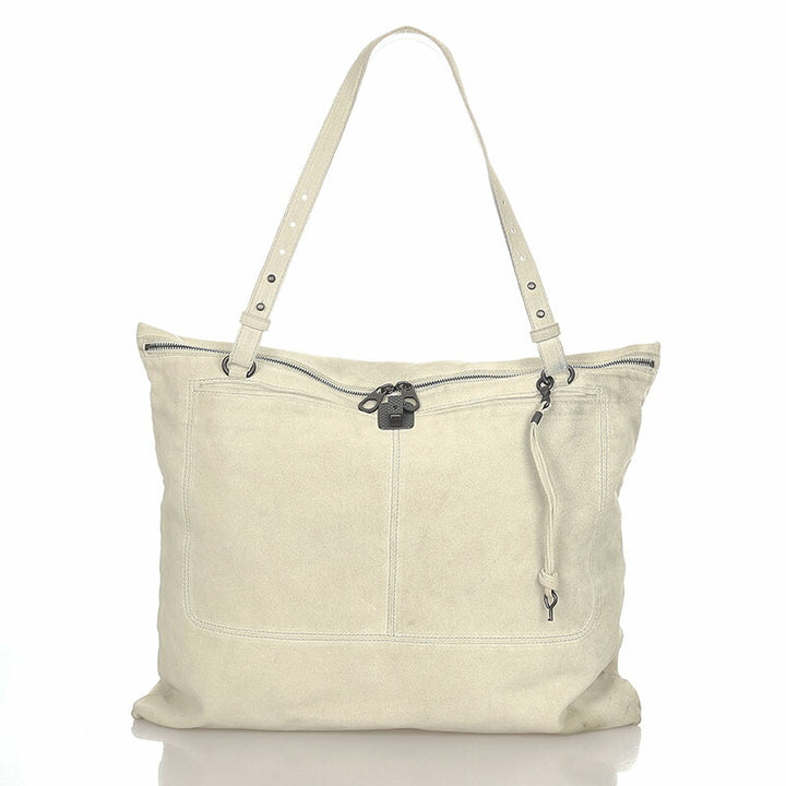 Suede Tote Bag