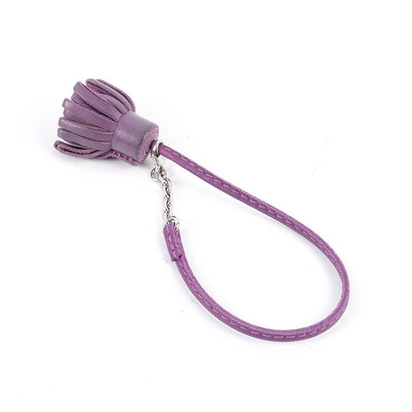 Leather Tassel Bag Charm