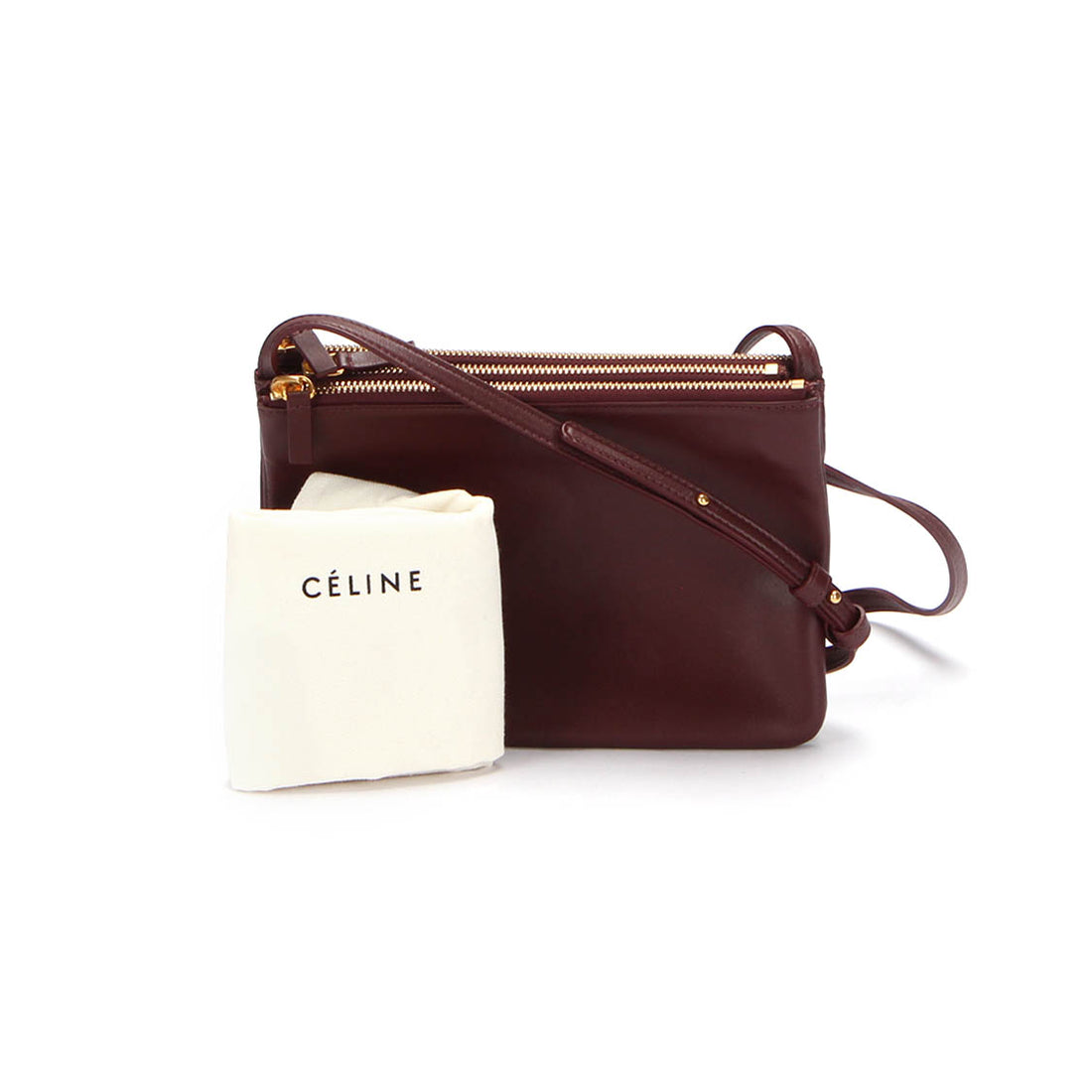 Trio Leather Crossbody Bag