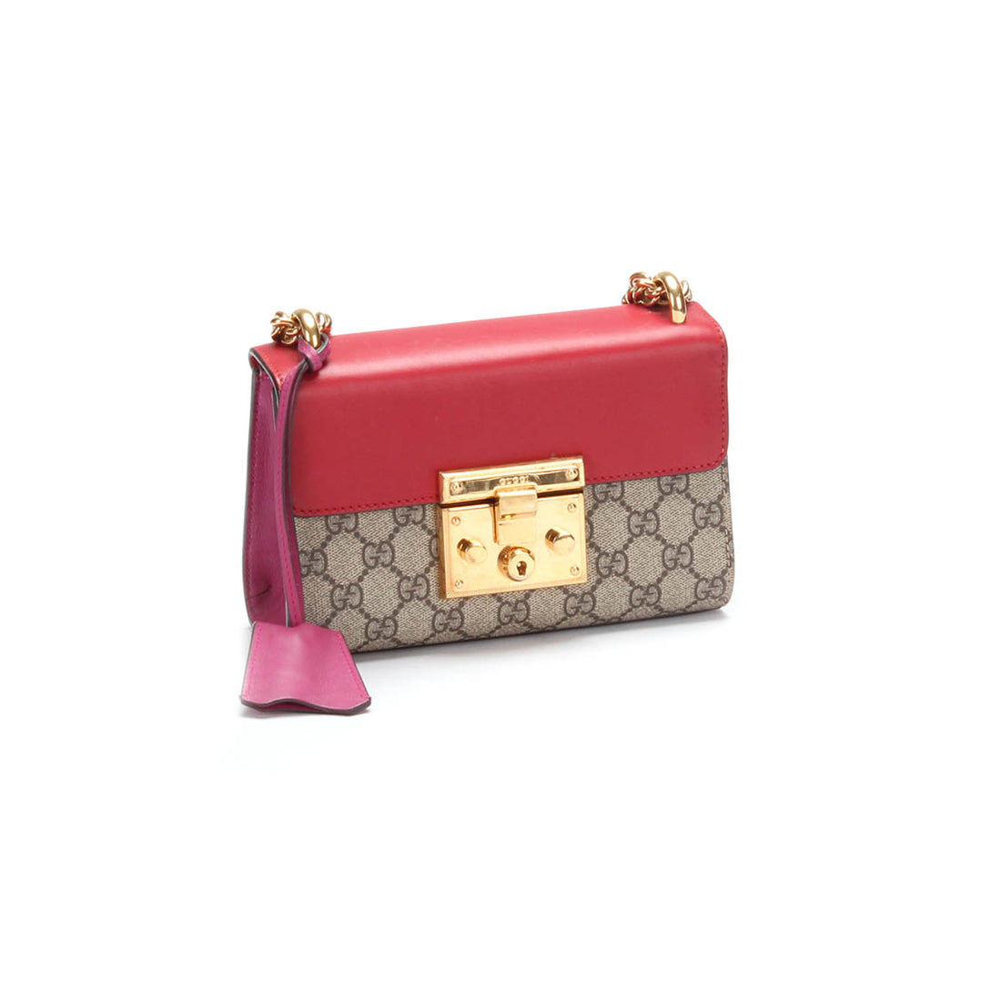 Small GG Supreme Padlock Shoulder Bag 409487