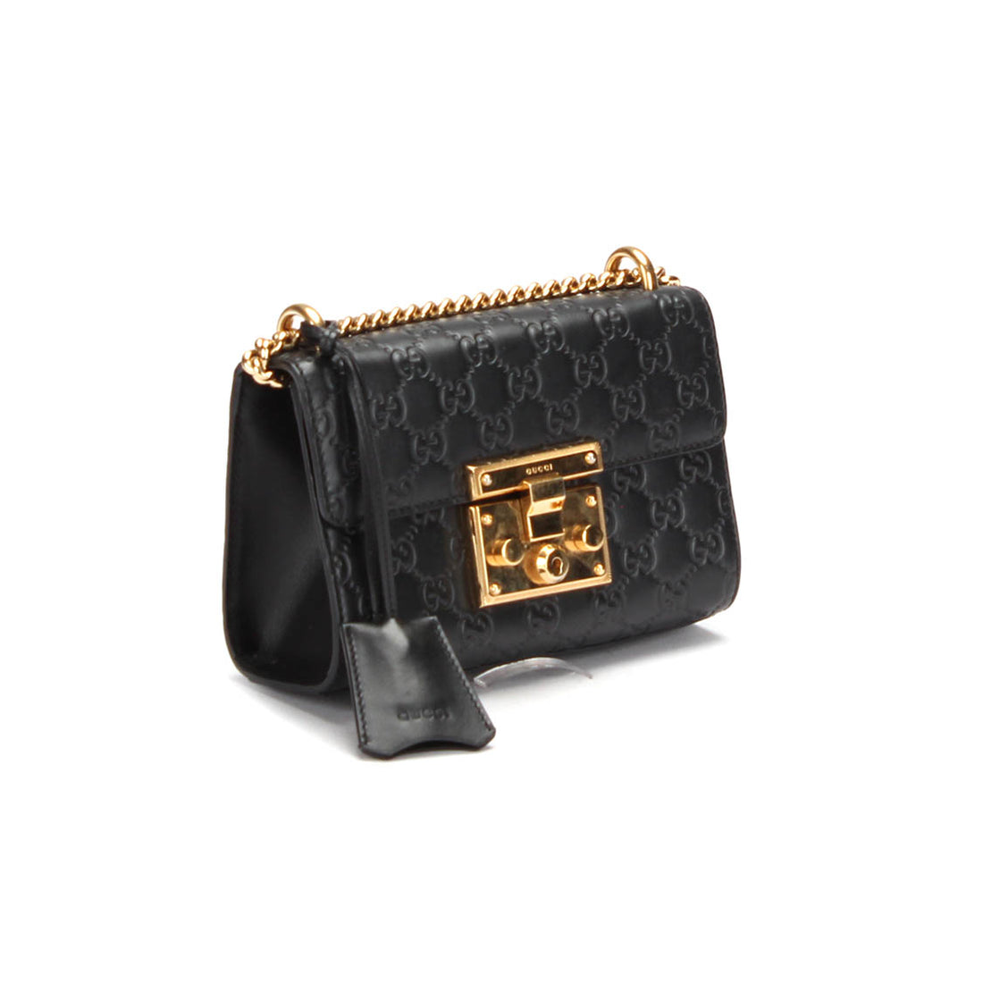 Small Guccissima Padlock Shoulder Bag 409487