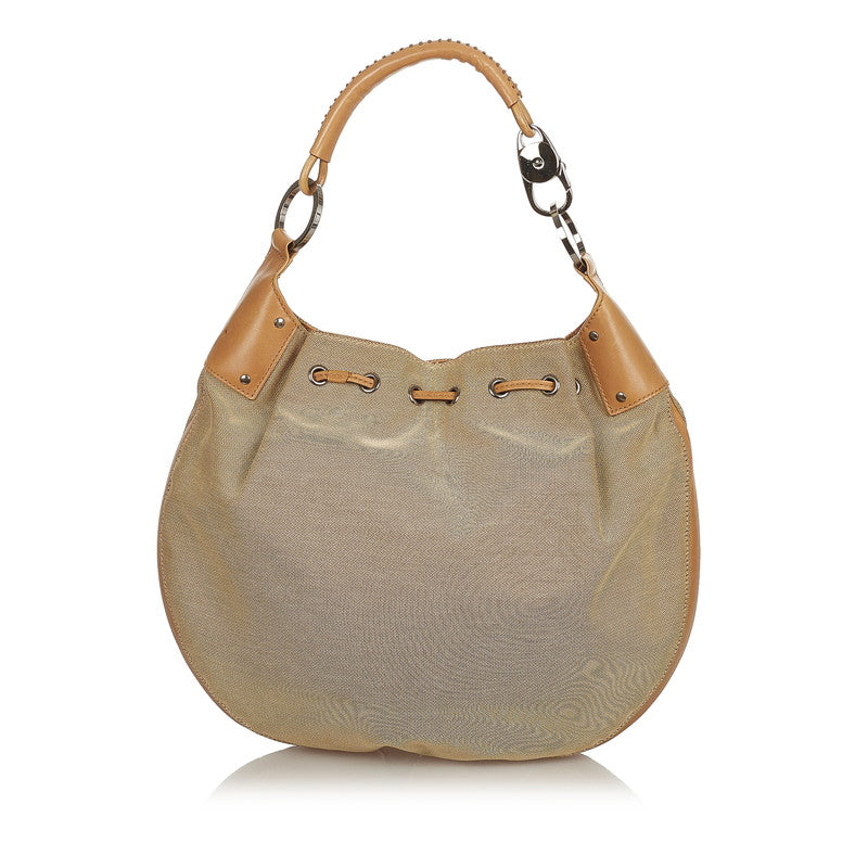 Canvas Drawstring Shoulder Bag 109210