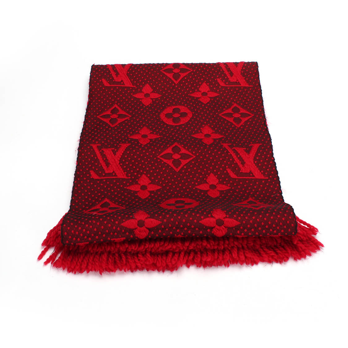 Logomania羊毛和丝绸围巾M72432