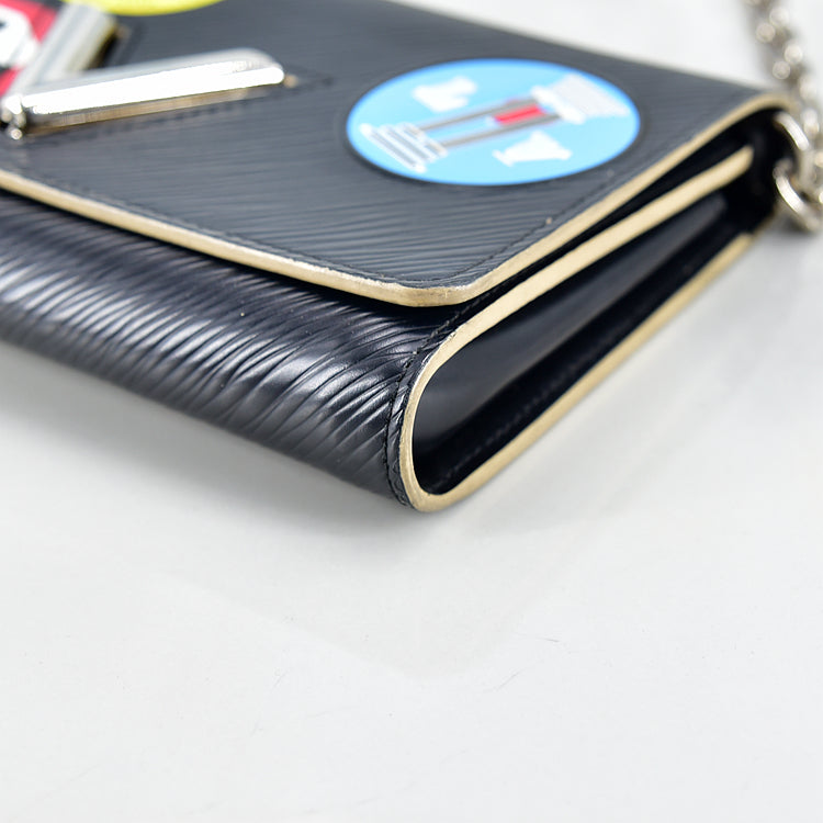 Epi Travel Stickers Twist Wallet on Chain