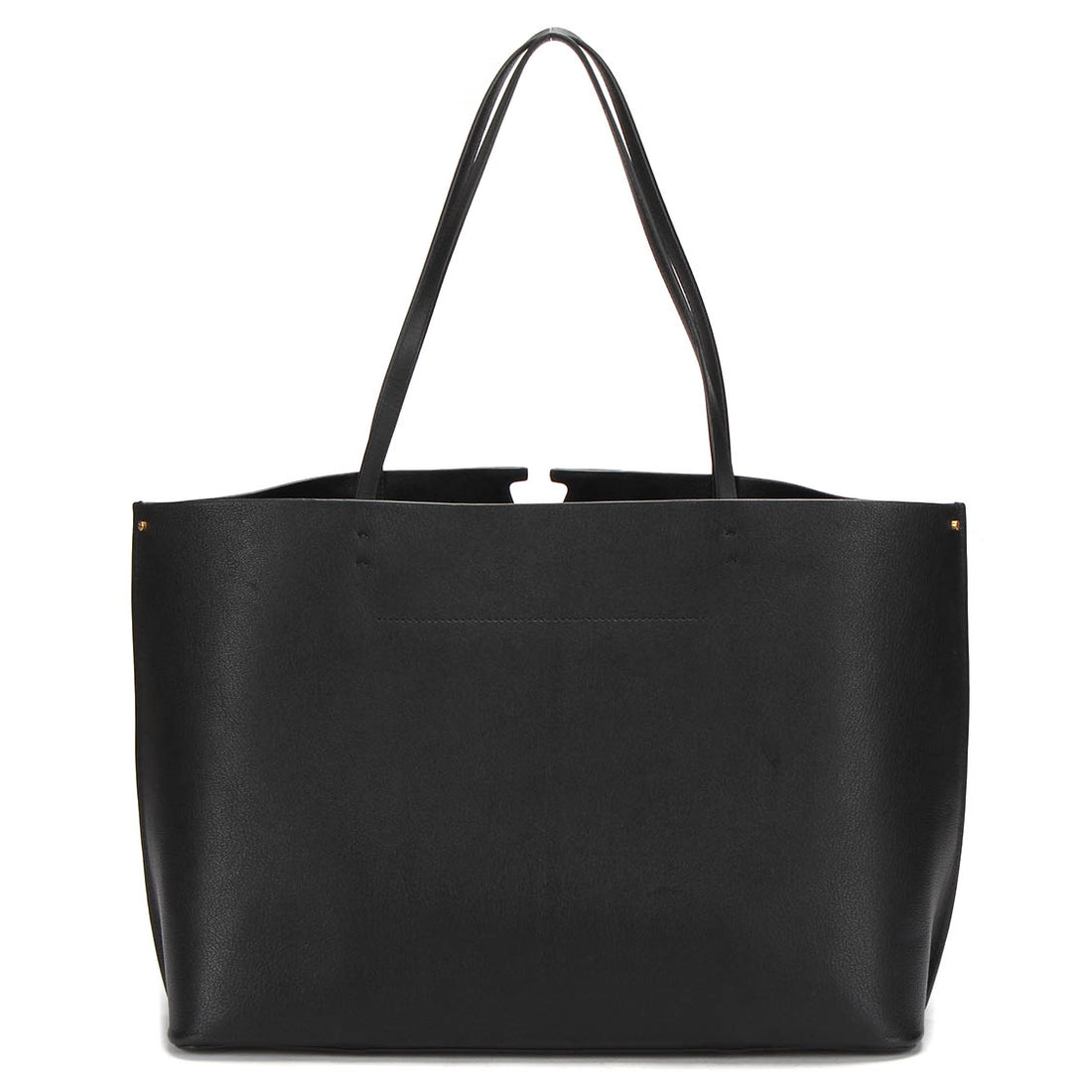 VLogo Leather Tote Bag