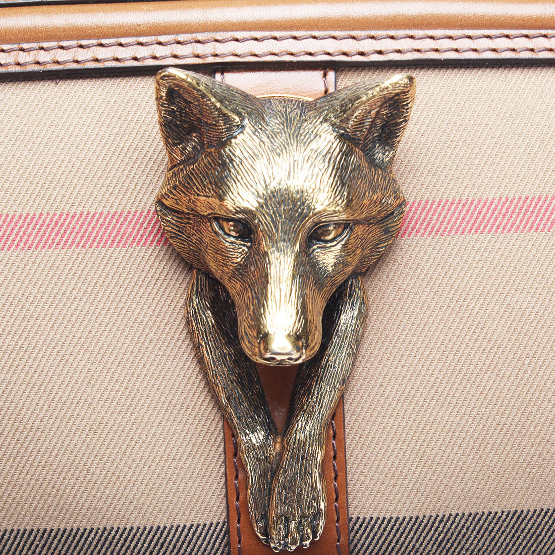 Wolf House Check Crossbody Bag