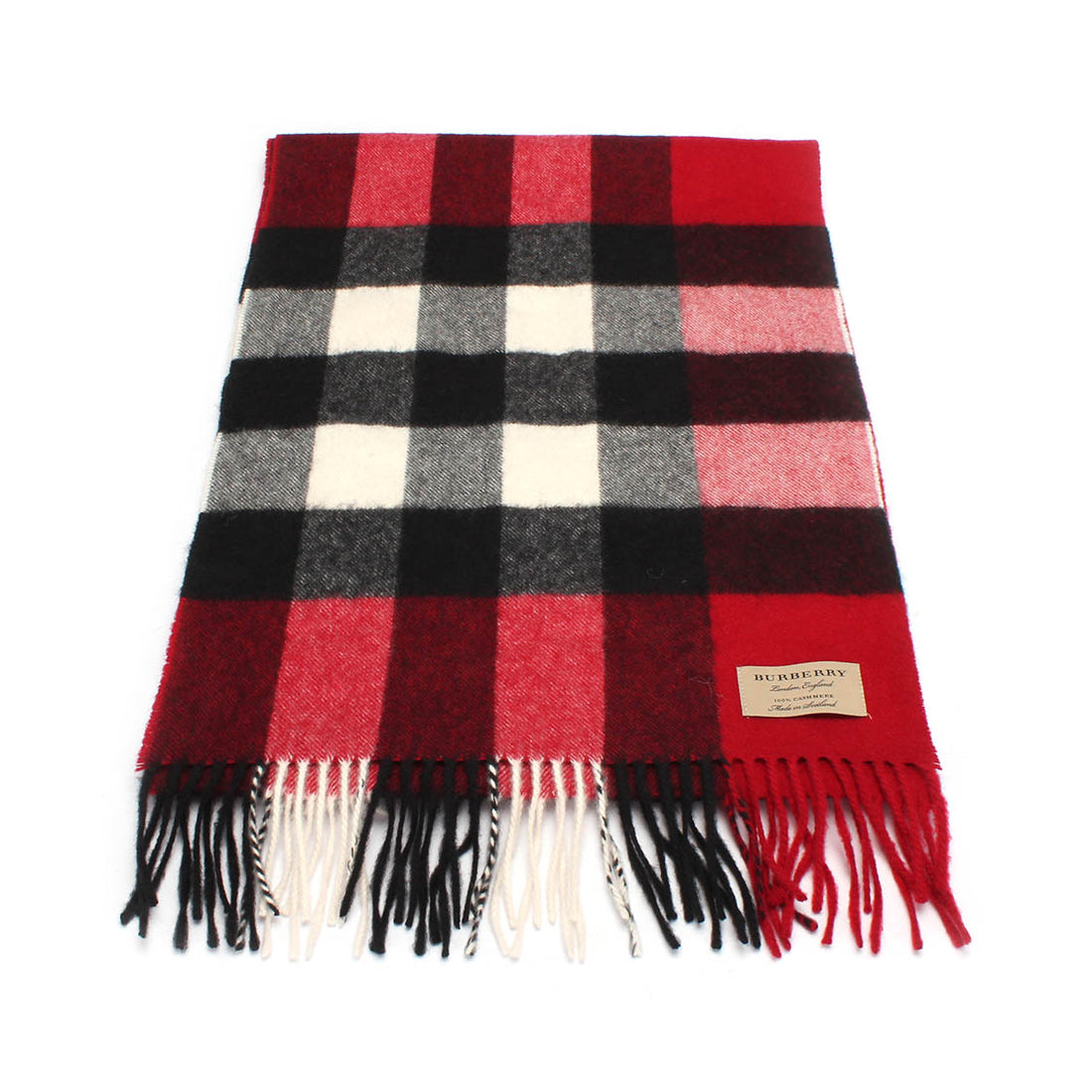 Check Wool Scarf