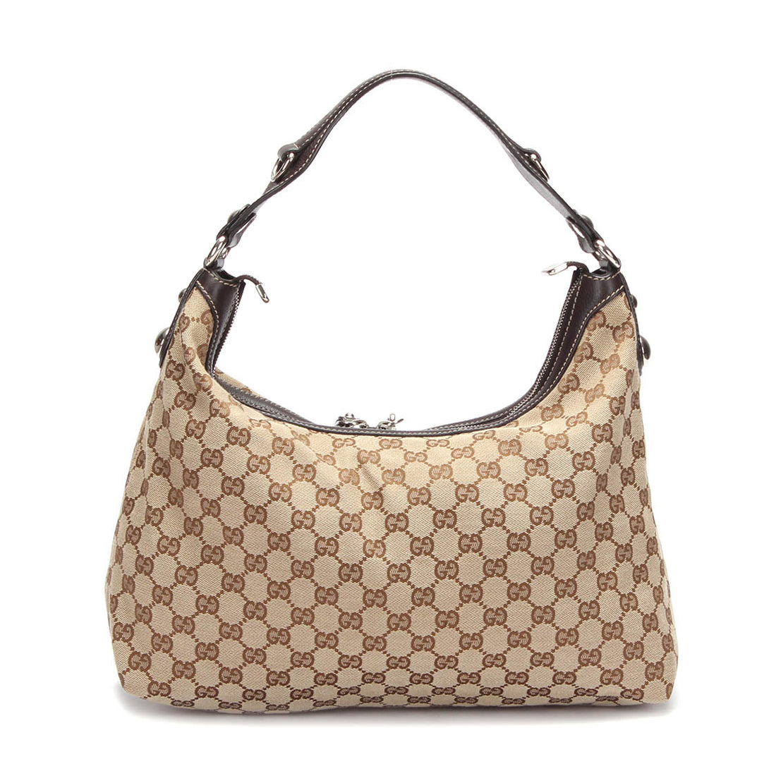 GG Canvas Icon Bit Hobo Bag