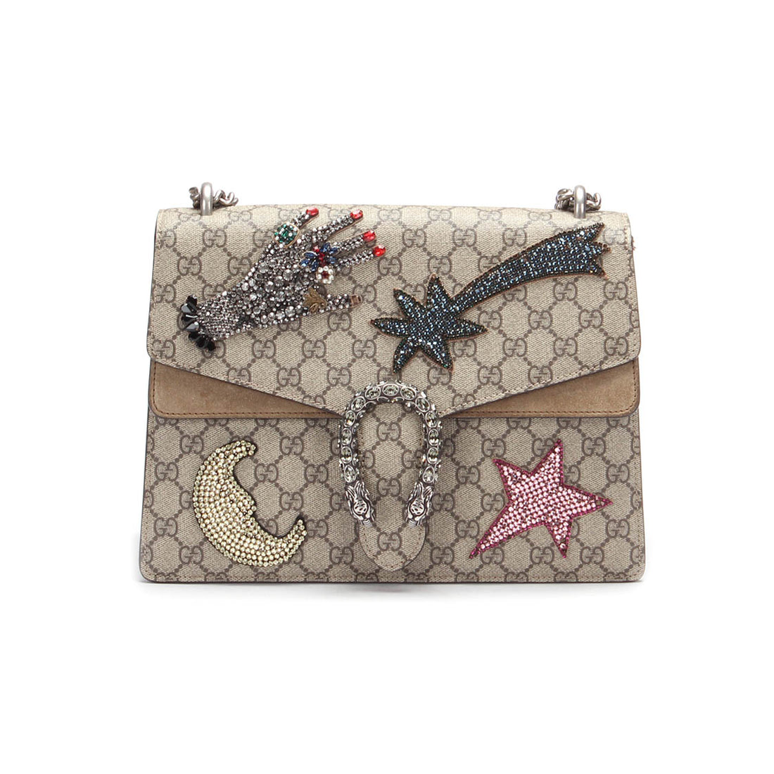 Medium GG Supreme Embroidered Shooting Star Dionysus Shoulder Bag 403348