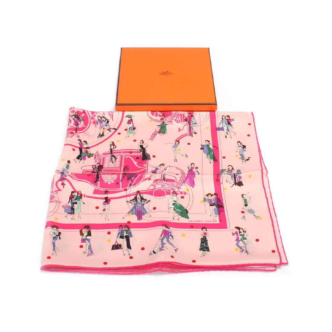 Ex-Libris les Parisiennes Silk Scarf