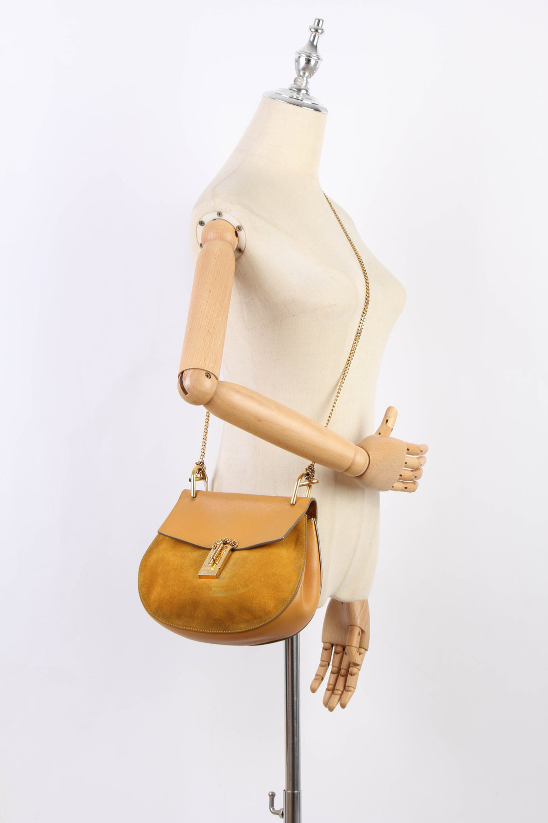 Suede Leather Drew Bag