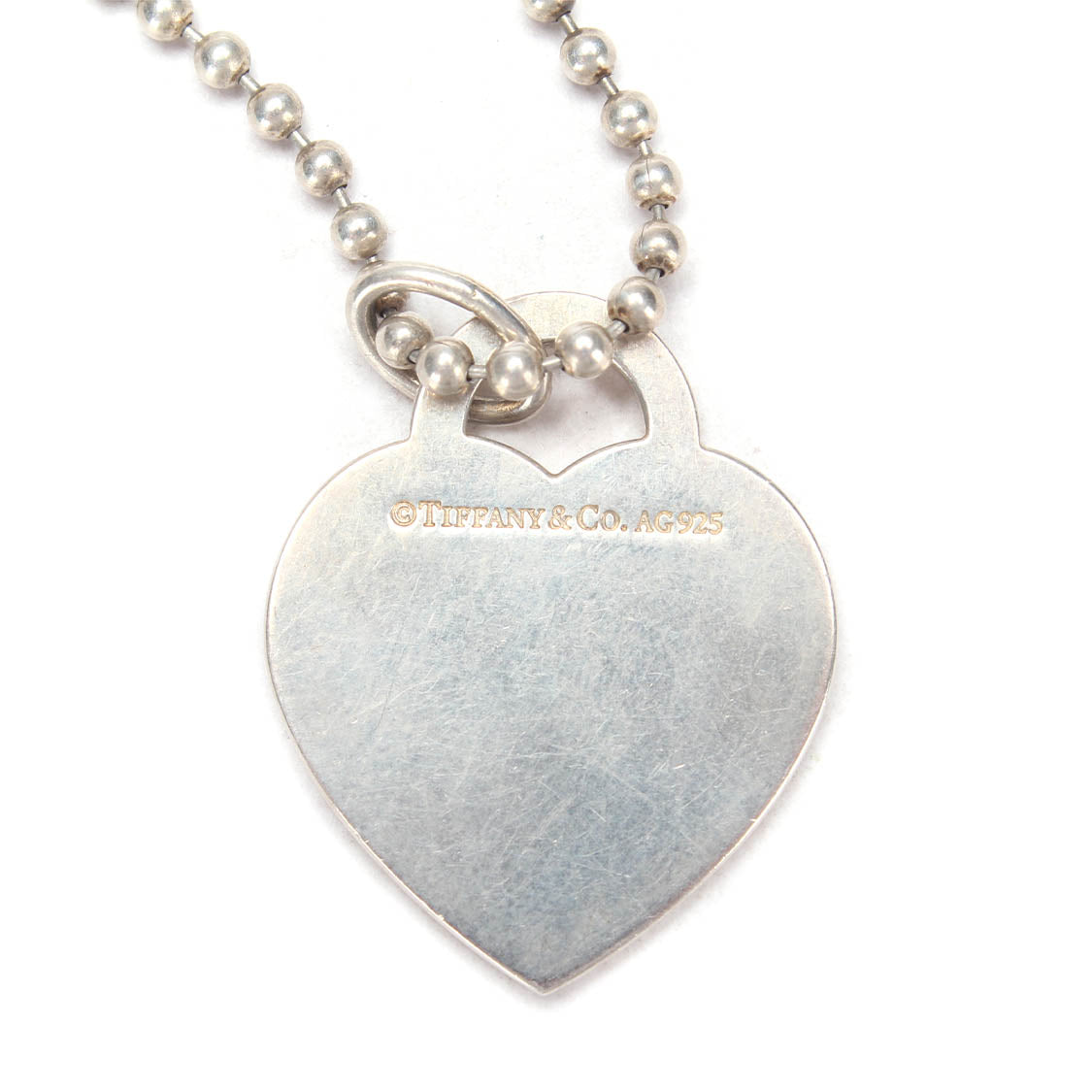 Heart Charm Bead Pendant Necklace