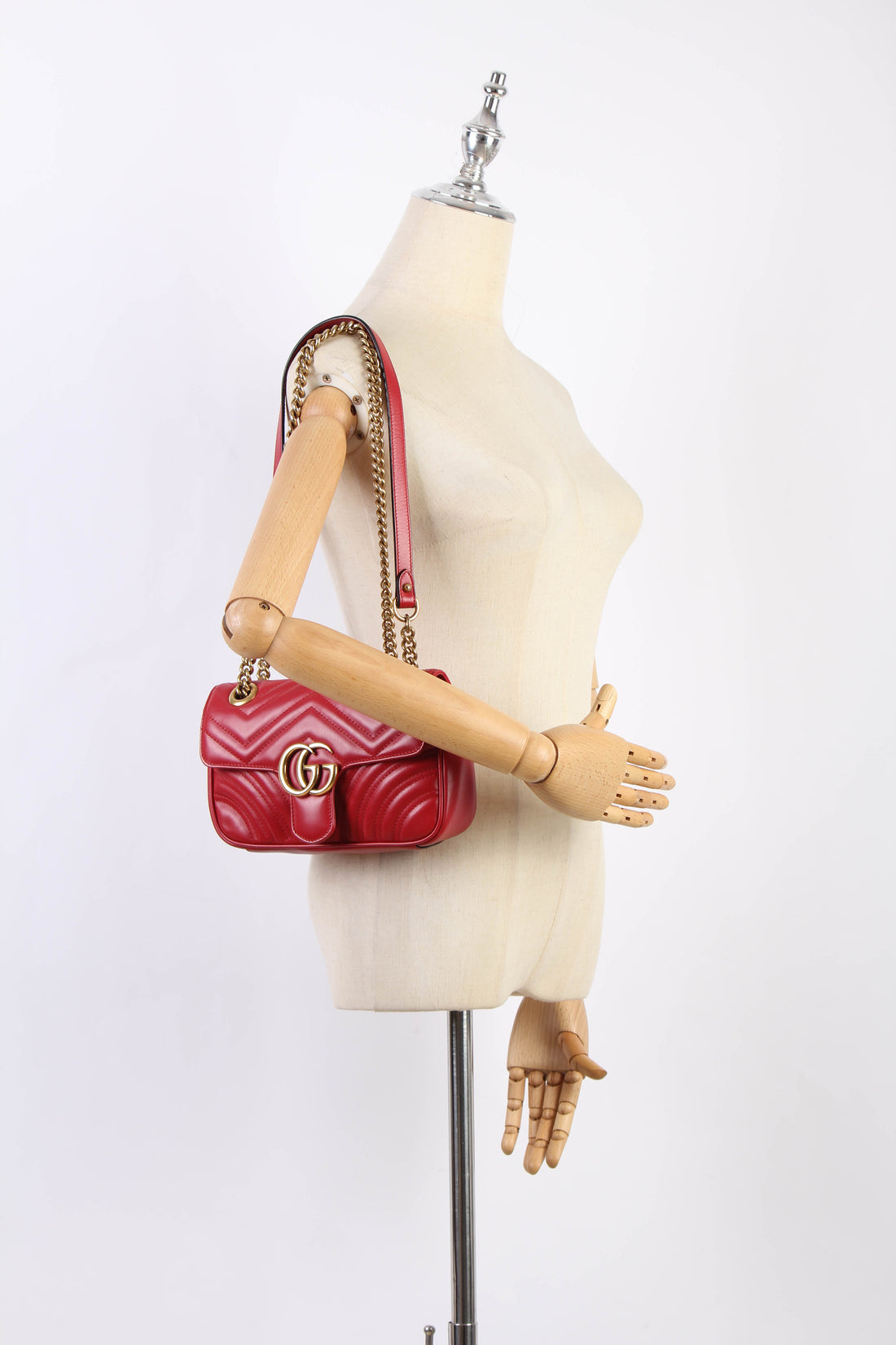 Mini GG Marmont Matelasse Shoulder Bag 446744