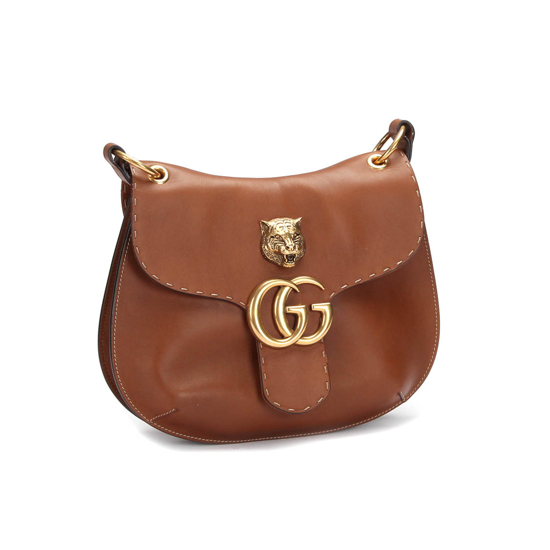 GG Marmont Leather Crossbody Bag 409154