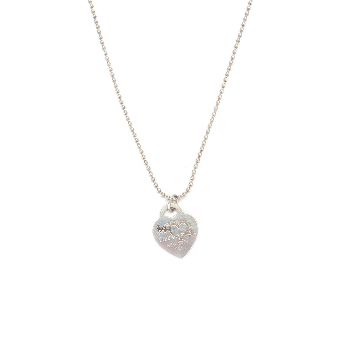 Heart Charm Bead Pendant Necklace