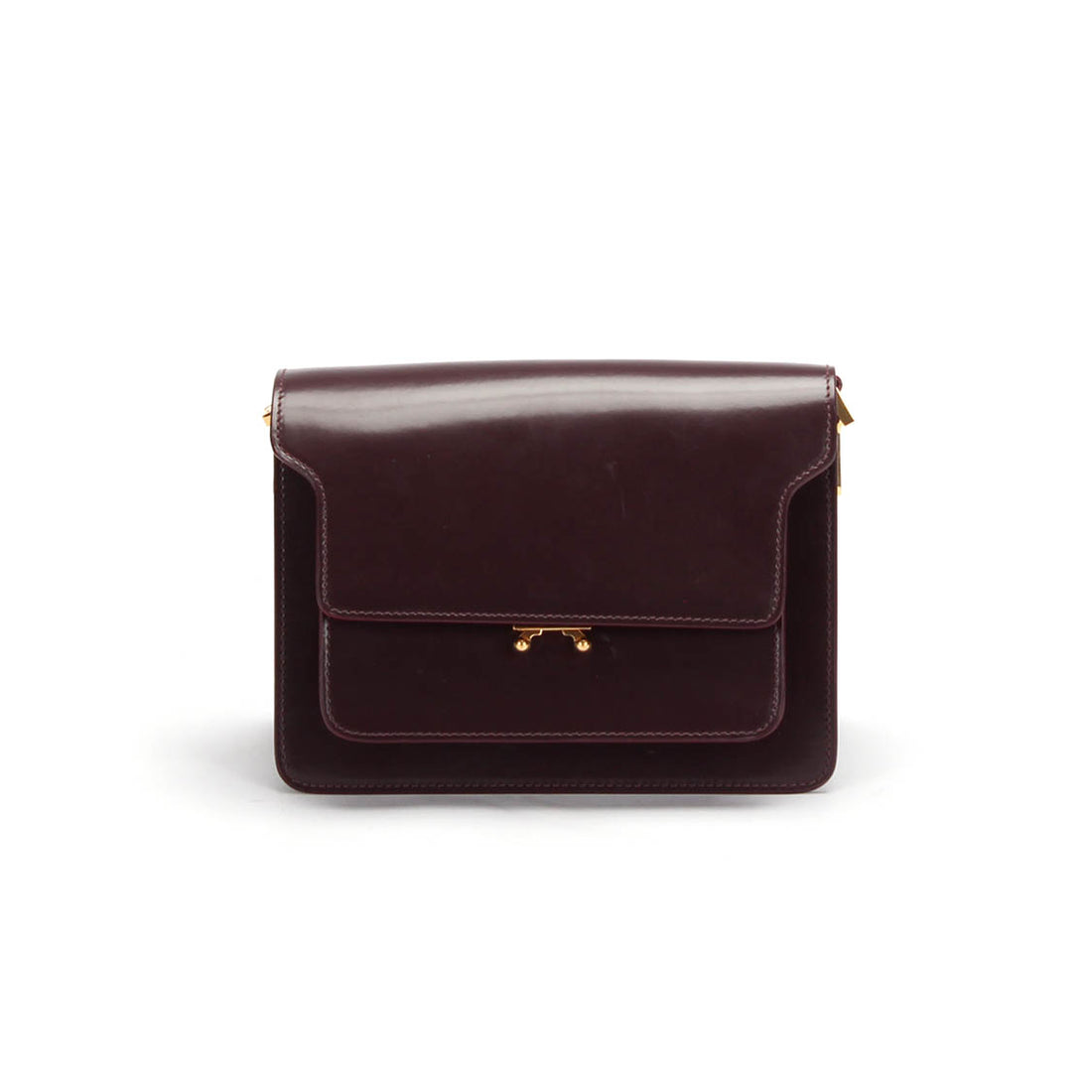 Trunk Leather Crossbody Bag