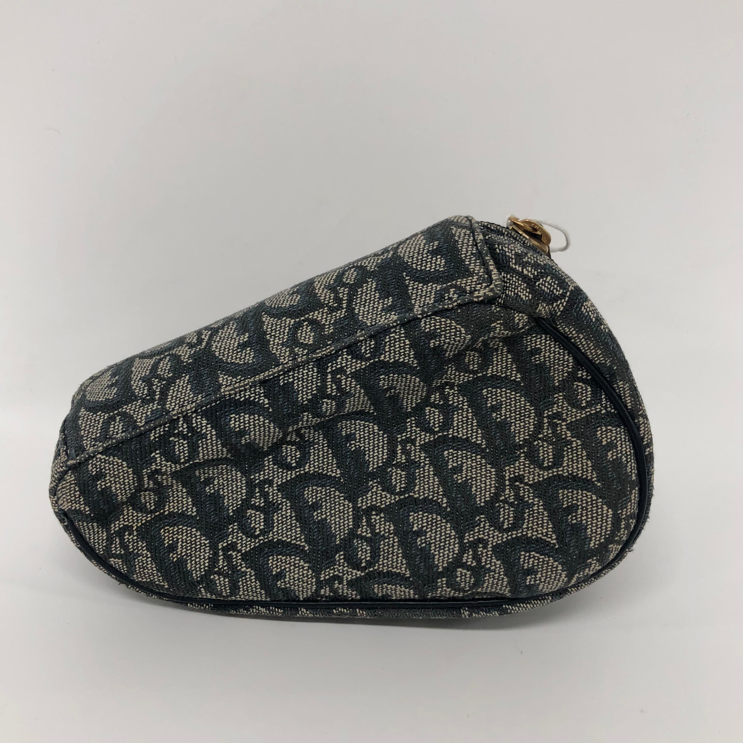 Dior Oblique Saddle Clutch Bag