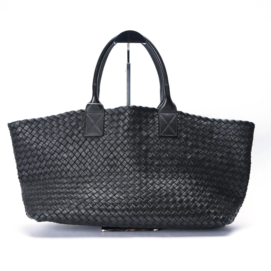 Intrecciato Leather Tote Bag