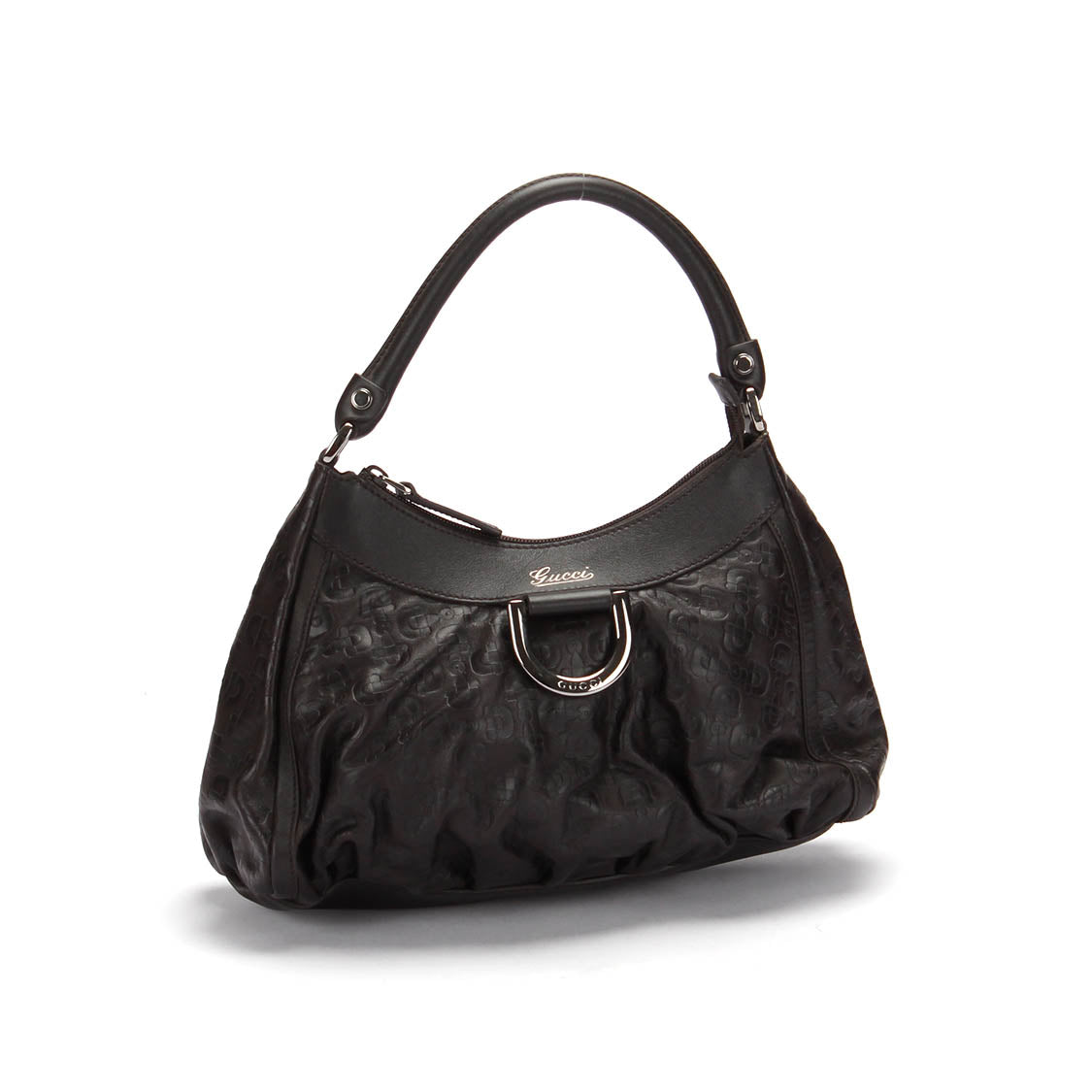 D-Ring Leather Shoulder Bag 265692