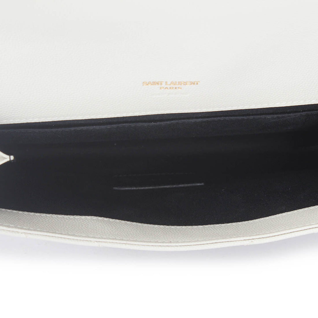 Monogram Envelope Leather Clutch Bag 617662