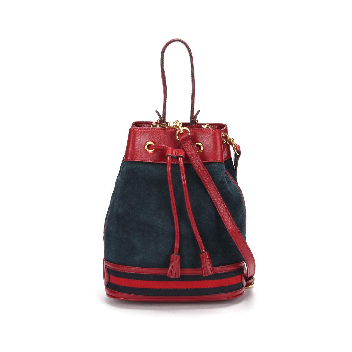 Small Suede Ophidia Bucket Bag 550621