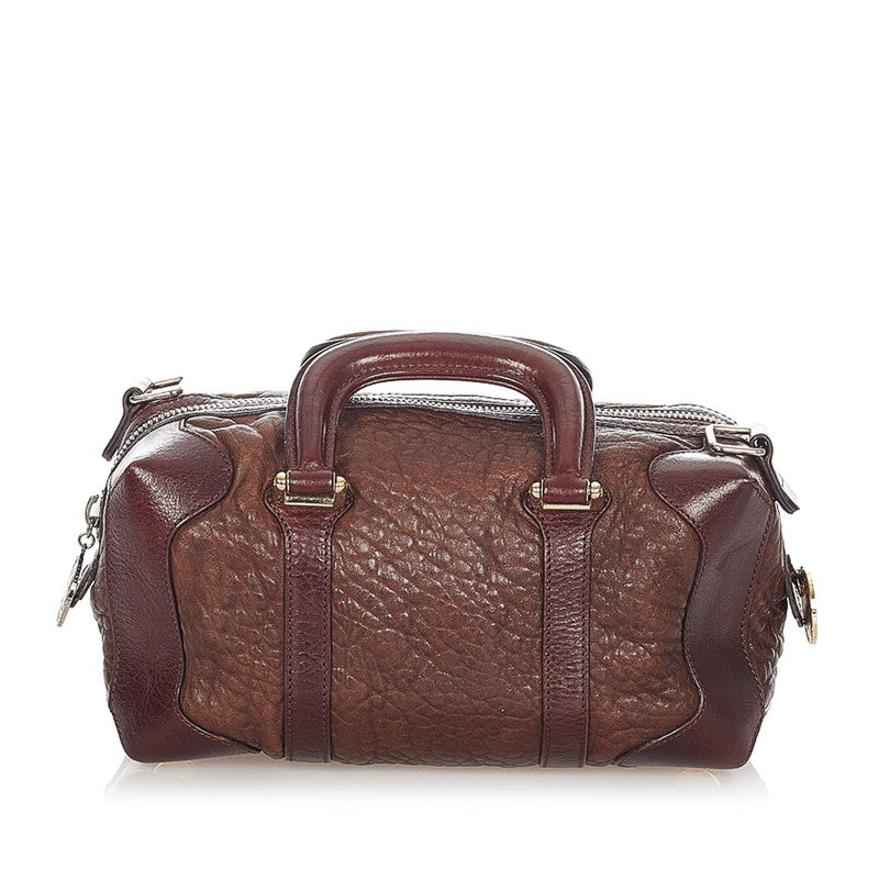 Bauletto Leather Shoulder Bag 8BL085
