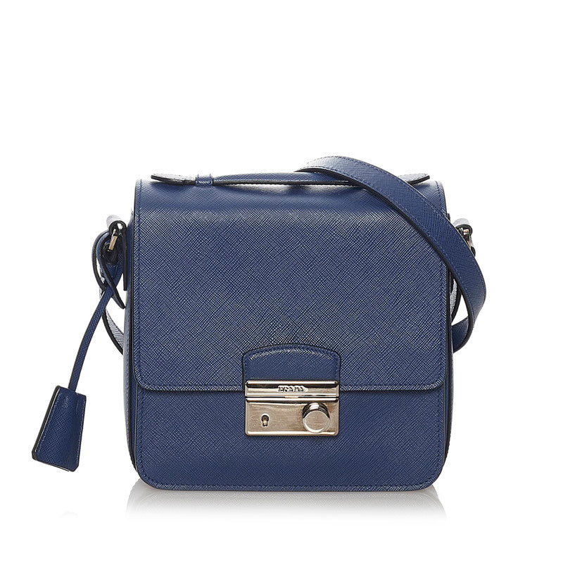 Saffiano Lux Sound Crossbody Bag