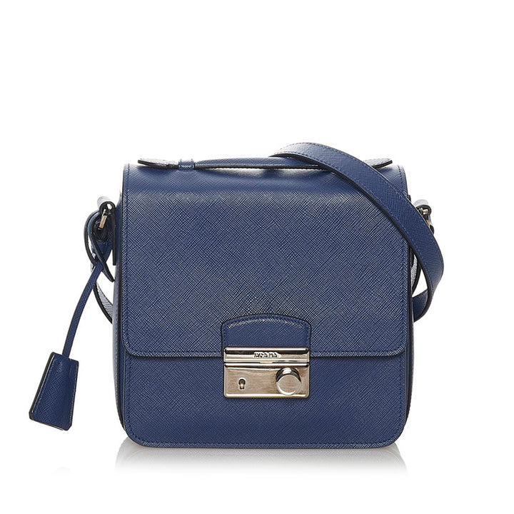 Saffiano Lux Sound Crossbody Bag