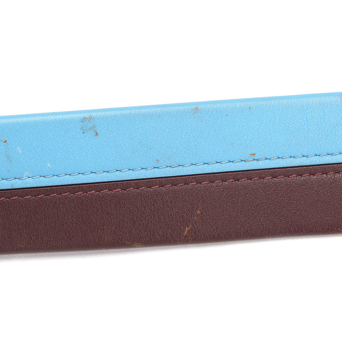 Bicolor Leather Detachable Strap