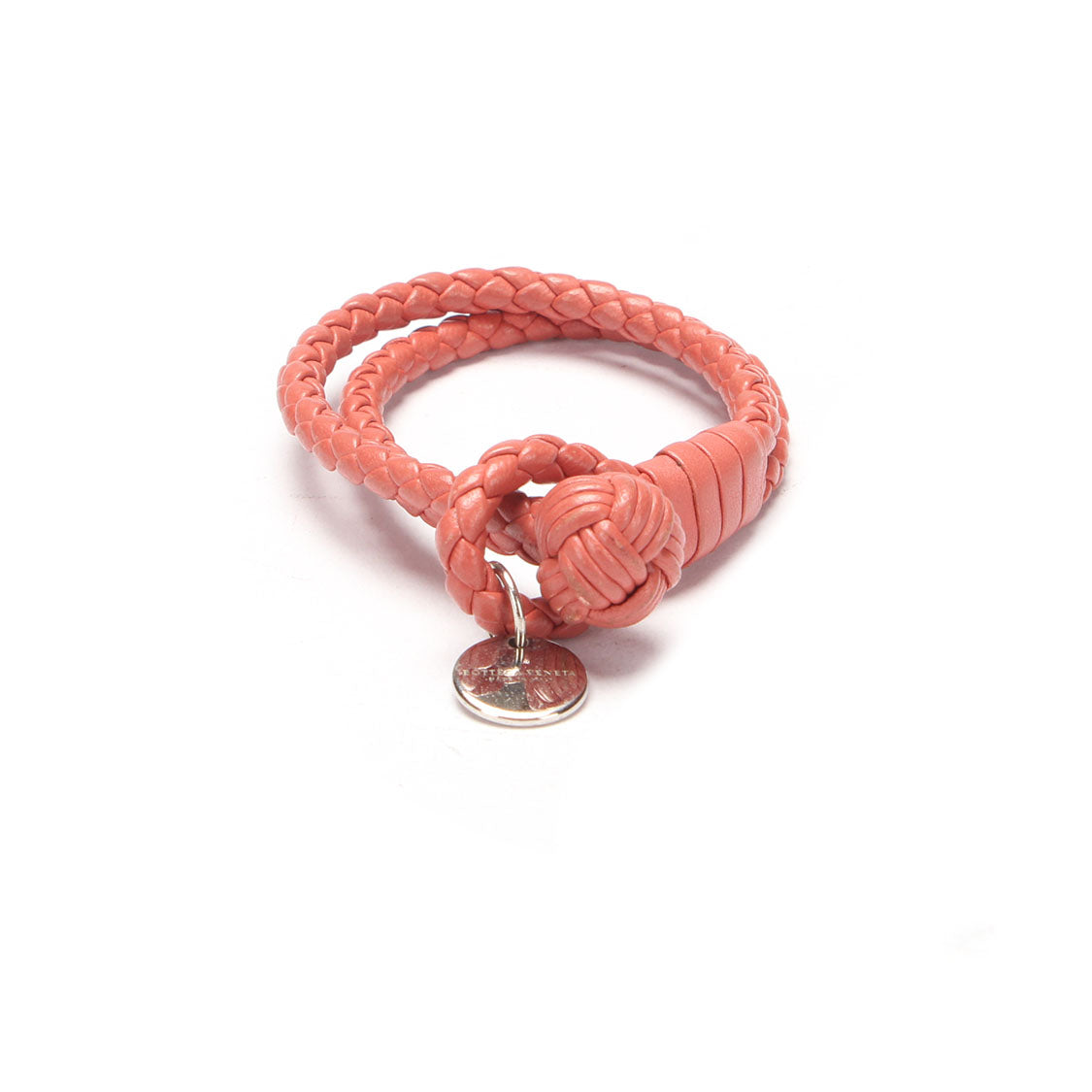 Intrecciato Leather Double Strand Knot Bracelet