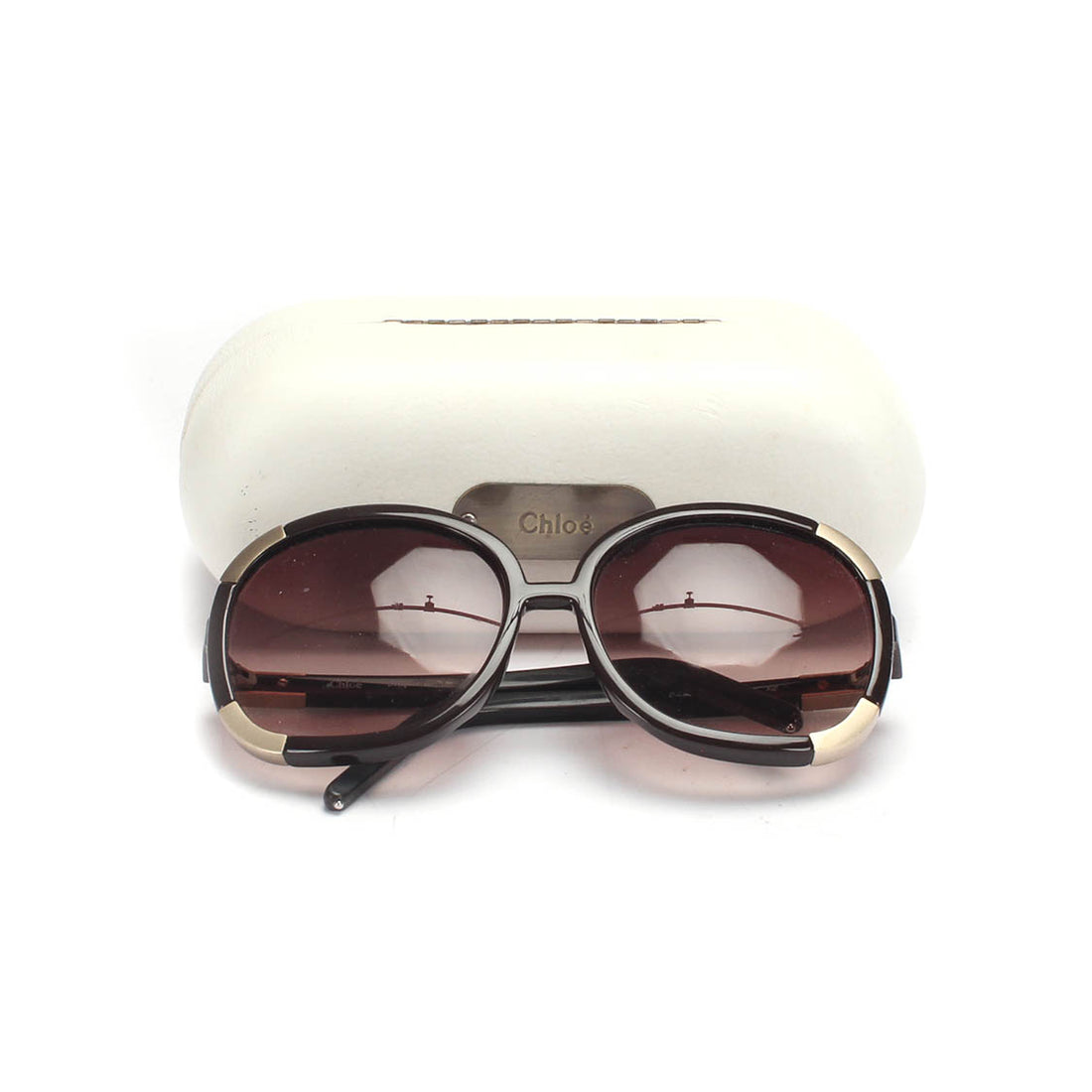 Oversized Round Tinted Sunglasses