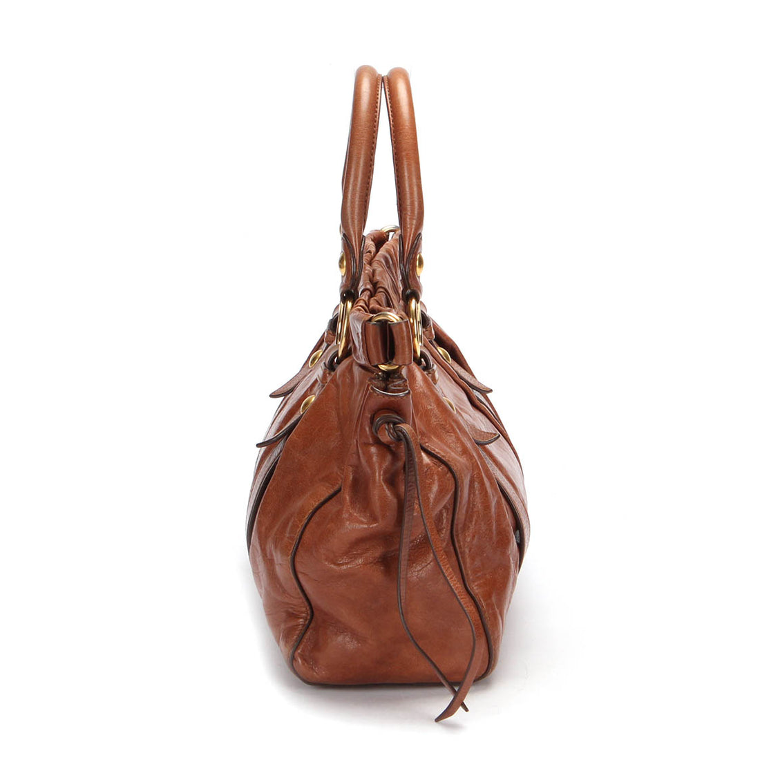 Vitello Lux Bow Handbag