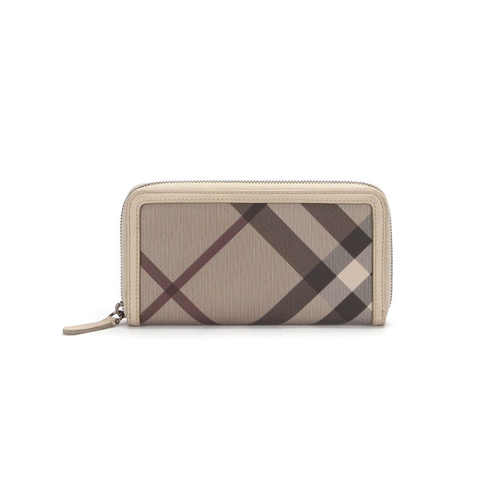 Smoked Check Zippy Wallet