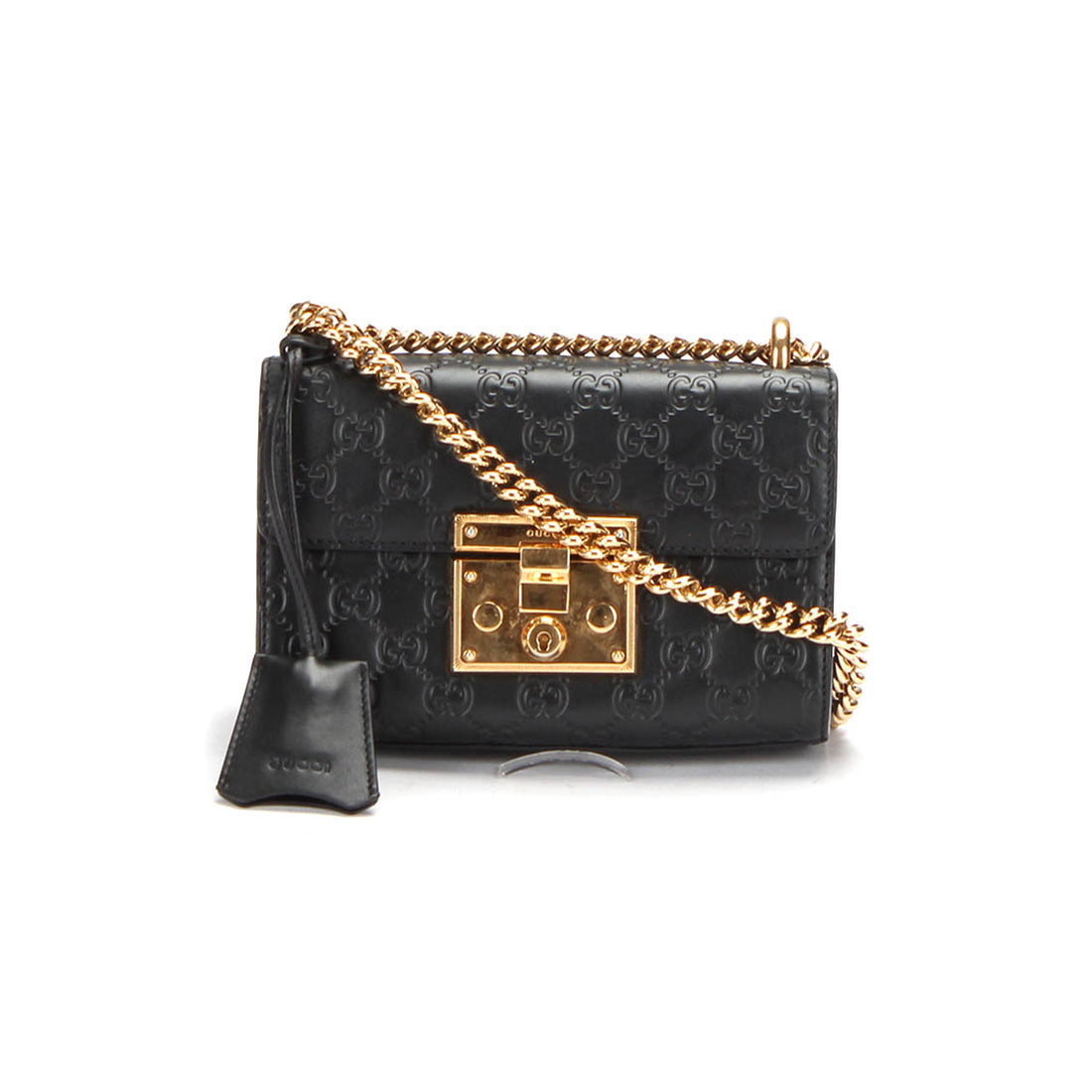 Small Guccissima Padlock Shoulder Bag 409487