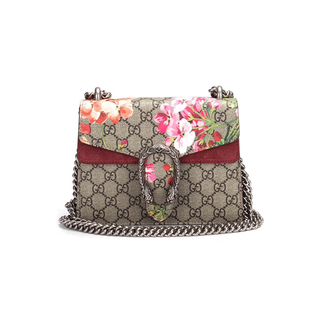 Mini GG Supreme Blooms Dionysus Shoulder Bag 421970