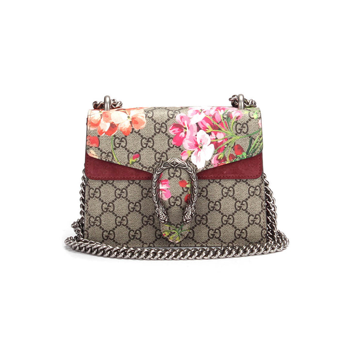 Mini GG Supreme Blooms Dionysus Shoulder Bag 421970