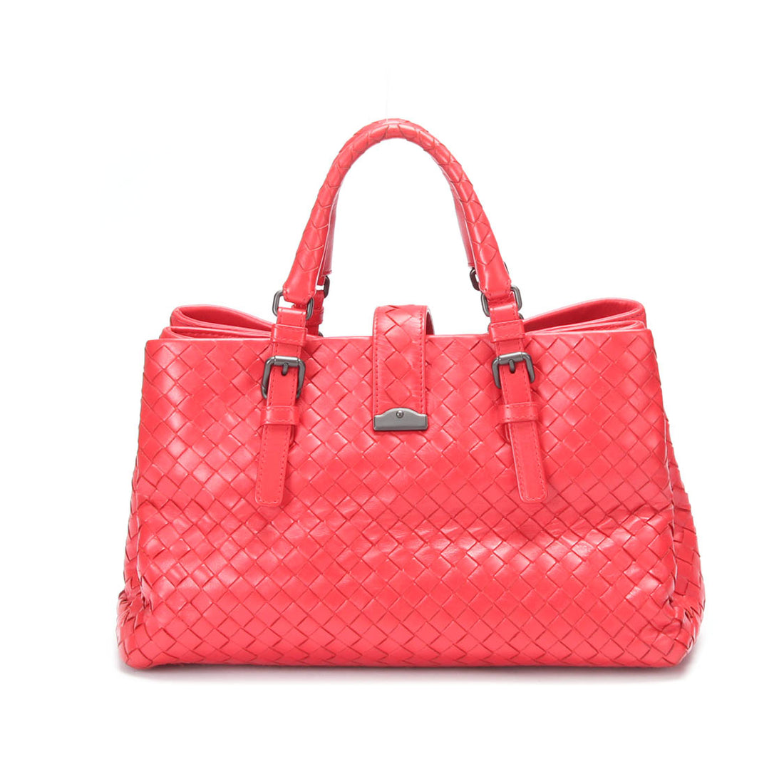 Intrecciato Leather Roma Handbag