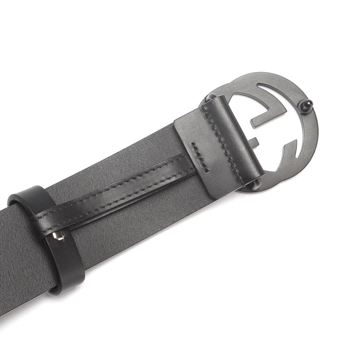 Interlocking G Leather Belt 368186