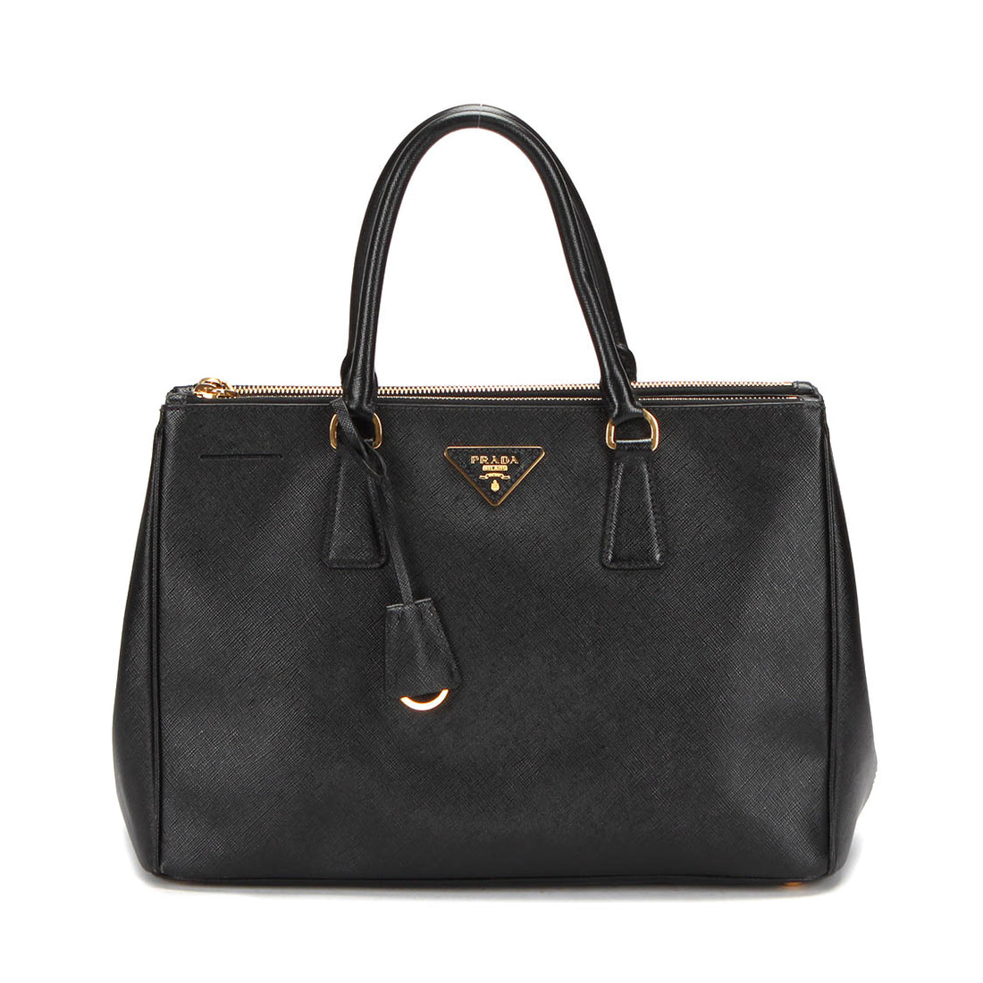 Saffiano Double Zip Galleria Tote Bag