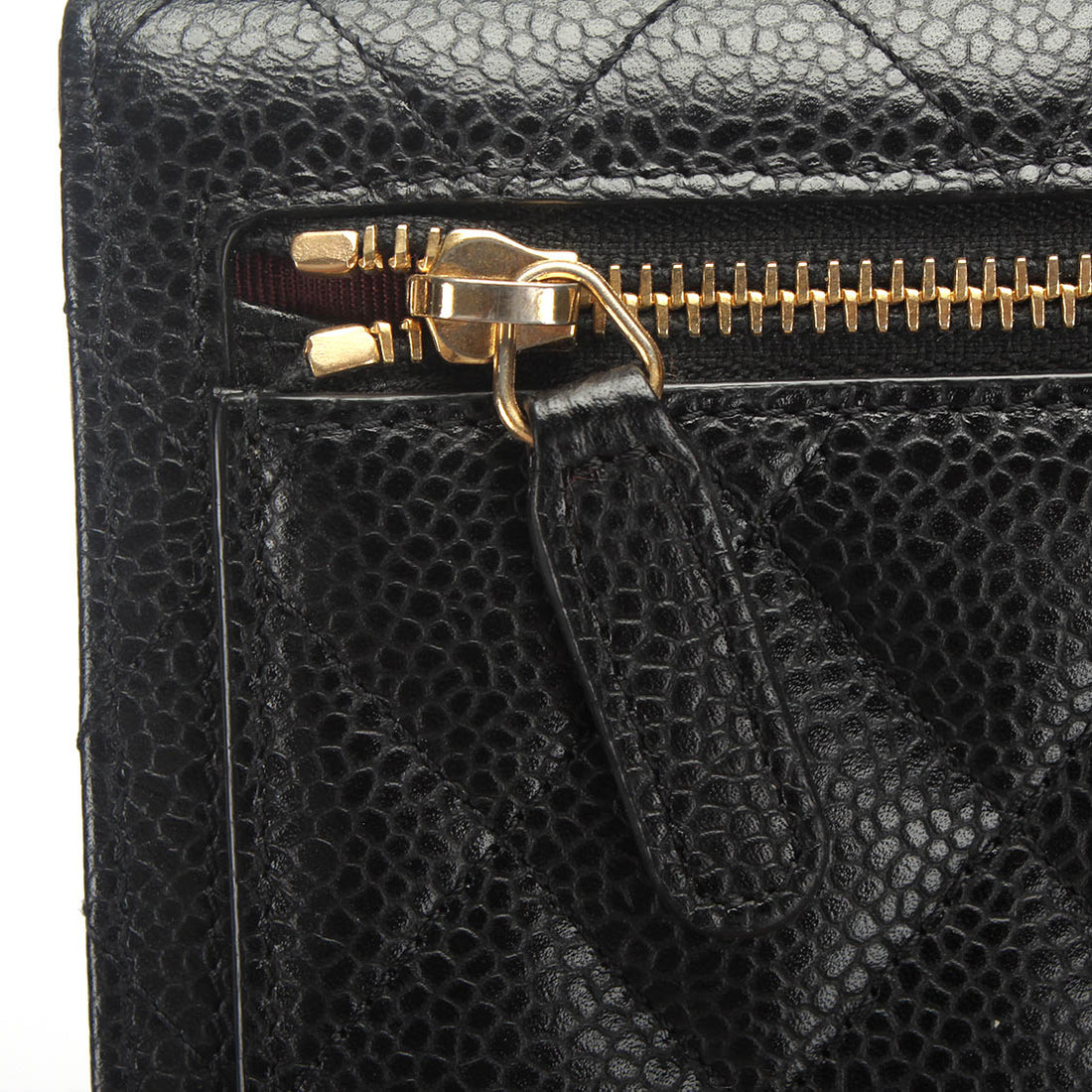 Caviar Compact Flap Wallet