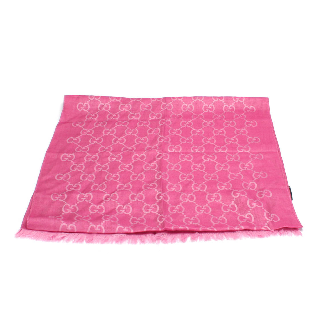 GG Wool and Silk Scarf 508027