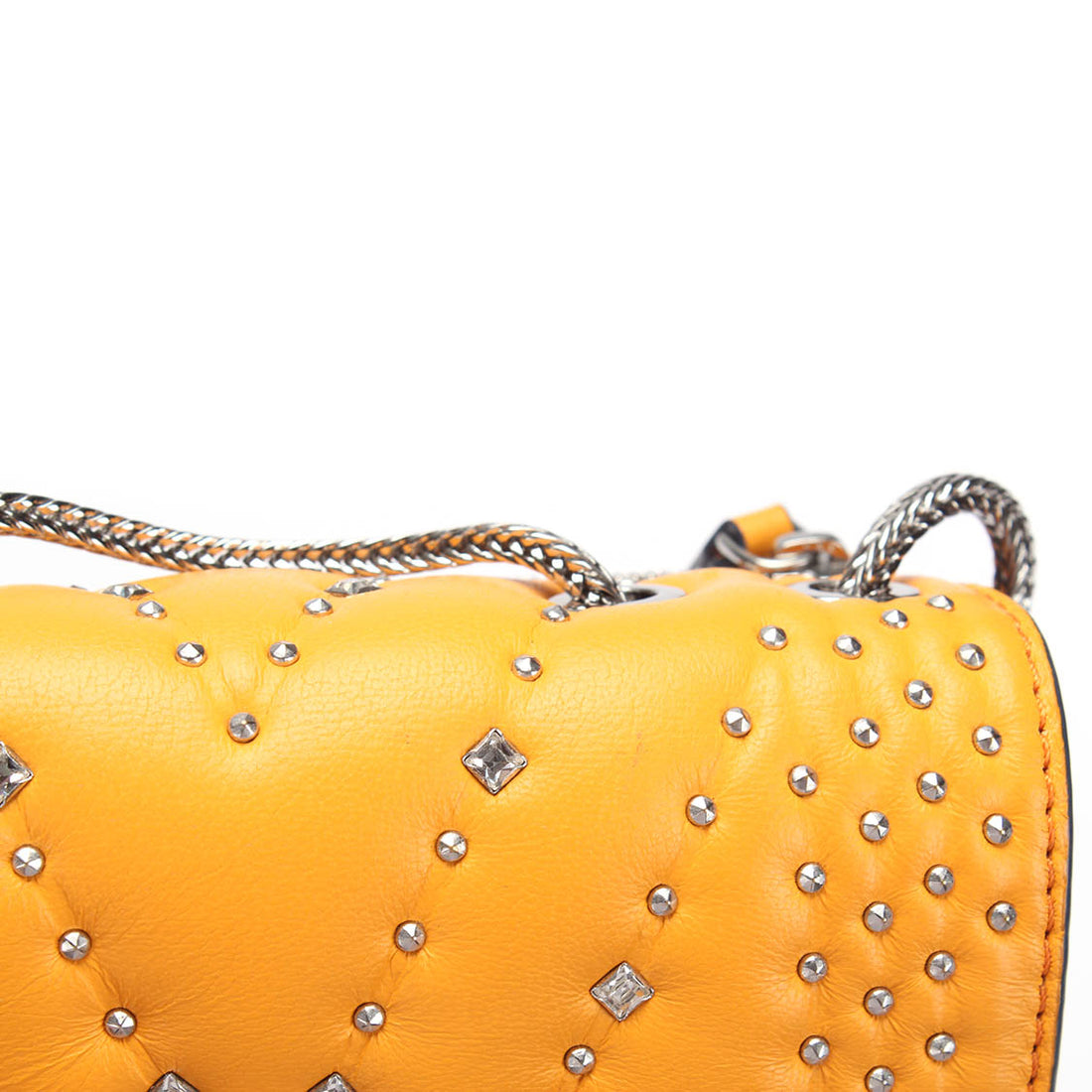 Studded Leather Shoulder Bag