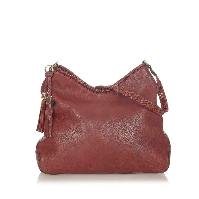 Medium Marrakech Leather Shoulder Bag 257026